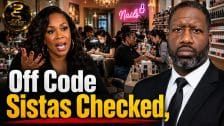 Black Woman Pull Up To Asian Nail Salon To Check Off Code Sistas