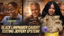Black Lawmaker Caught TEXTING Jeff Epstein DURING Congressional Hearing Vicki Dillard