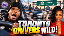 American Brotha STUNNED by Toronto Drivers FLYING Past Him