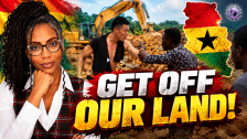 Ghanaian Man Gets in a Souting Match With a Cines Man For Illegaly Mining on Their Land